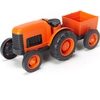 Image de Tracteur orange et gris