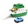 Image de Ferry vert et 2 petites voitures