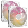 Image de Corsair iCUE LINK RX140 MAX RGB Dual Pack (Blanc)