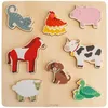 Image de Puzzle en bois Farm (8 pièces)