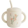 Image de Tasse à paille Pink Flowers