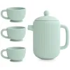 Image de Ensemble de jeu Thé en silicone Cambridge Blue (4 pièces)