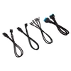 Image de Corsair - Kit d'extension gainé pour panneau avant (30 cm) - Noir