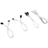 Image de Corsair - Kit d'extension gainé pour panneau avant (30 cm) - Blanc