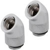 Image de Corsair Hydro X Series XF Embout 45° rotatif - Chrome (x 2)