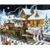 Image de Puzzle 1000 pièces : Le train du Père Noël