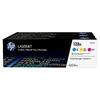 Image de HP 128A Pack de 3 (CF371AM) - Cyan, Magenta et Jaune