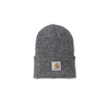 Image de Bonnets tricot double épaisseur bonnet acrylique gris chiné tu 200 - 300 g gris bonnet acrylique tu 0 1 pièce(s) - carhartt