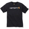 Image de T-shirt manches courtes col tricot 200 - 300 g noir coton xs t-shirt 0 1 pièce(s) t-shirt manches courtes noir txs - carhartt