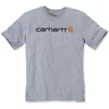 Image de T-shirt manches courtes col tricot 200 - 300 g m gris coton t-shirt 0 1 pièce(s) t-shirt manches courtes gris tm - carhartt