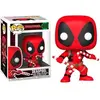 Image de Figurine Funko Pop Marvel Holiday Deadpool with Candy Canes Rouge 8 cm 889698339858