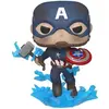 Image de Figurine de collection en vinyle Funko Avengers Endgame POP! Movies Captain America w/Broken Shield & Mjölnir Bleu 9 cm FK45137
