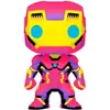 Image de Figurine Funko POP Marvel Iron Man Black Light Exclusive Rose 9 cm 889698488464