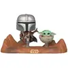 Image de Figurine Funko Pop Star Wars Mandalorian - The Child and Mandalorian Marron TU 889698499309