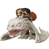 Image de Figurine Funko POP Harry Potter Gringotts Dragon with Harry, Ron and Hermione Gris TU 889698508155