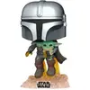 Image de Figurine Funko Pop Star Wars The Mandalorian Mando Flying with Jet Pack Gris 9 cm 889698509596