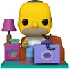 Image de Figurine - Homer Watching TV vynil Funko Simpsons POP Deluxe Jaune 18 cm FK52945