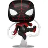 Image de Figurine Funko Pop Marvel Spiderman Miles Morales Advanced Tech Suit Noir 9 cm 889698546935