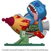 Image de Figurine de collection en vinyle Funko Lilo & Stitch POP! Rides Stitch in Rocket Multicolore 15 cm FK55620