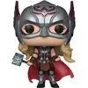 Image de Figurine Funko Pop Thor Love and Thunder Mighty Thor Rouge 9 cm 889698624220