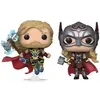 Image de Figurine de collection Funko Thor Love and Thunder Thor & Mighty Thor (x2) Multicolore 9 cm FK63176