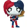 Image de Figurine de collection en vinyle Funko DC Comics Harley Quinn Takeover POP! Heroes Harley with Pizza Blanc 9 cm FK65615