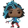 Image de Figurine de collection vinyle Funko Spider-Man Across the Spider-Verse POP! Movies Spider-Byte Bleu 9 cm FK65728