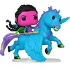 Image de Figurine de collection en vinyle Funko Avengers Endgame POP! Rides Deluxe Valkyrie's Flight Bleu 9 cm FK66335