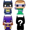 Image de Figurine de collection en vinyle Funko DC Bitty POP! Batman Adam West (x4) Multicolore 2,5 cm FK71314