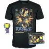 Image de Figurine de collection Funko Marvel Blacklight POP! & Tee Rescue Noir S FK71634S
