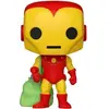 Image de Figurine de collection Funko Marvel Holiday POP! Marvel Vinyl Iron Man Rouge 9 cm FK72188