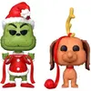 Image de Figurine Funko POP The Grinch & Max (x2) Multicolore TU 889698725057