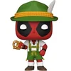 Image de Figurine de collection en vinyle Funko Deadpool Parody POP! Lederhosen Rouge 9 cm FK76076