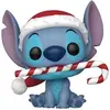 Image de Figurine en vinyle Funko Disney POP! Holiday Stitch w/CC Violet 9 cm FK80036