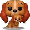 Image de Figurine Funko POP Disney Lady and the Tramp Lady with Puppy Marron 9 cm 889698835688