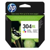Image de HP 304XL (N9K07AE) - Cyan, Magenta et Jaune