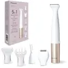 Image de Kit tondeuse et rasage 5 en 1 Panasonic ES-WM31-P301 pour le corps Blanc et Rose doré