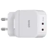 Image de Chargeur QDOS PowerCube Double USB Type C 45W Blanc