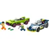 Image de LEGO City La course-poursuite entre la voiture de police et la super voiture 60415
