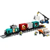 Image de LEGO City Le train de marchandises du port avec grue et camion 60509