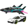 Image de LEGO City Le jet contre la voiture 60489