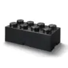 Image de LEGO Autre La brique de rangement 8 tenons - noir 5006912