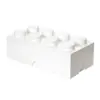 Image de LEGO Autre La brique de rangement 8 tenons - blanc 5006913