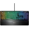 Image de SteelSeries Apex 3 - Clavier - rétro-éclairé - USB - AZERTY - Français - commutateur : Whisper Quiet Gaming Switch