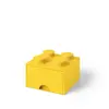 Image de LEGO Autre Brique de rangement 4 tenons à tiroir - jaune 5006170