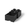 Image de LEGO Autre Brique noire de rangement LEGO à tiroir et à 4 tenons 5005711