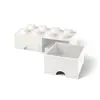 Image de LEGO Autre Brique 8 tenons avec tiroirs - blanc 5006209