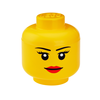Image de LEGO Autre Grande boîte de rangement - Tête de fille 5006147