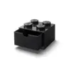 Image de LEGO Autre Brique 4 tenons avec tiroir - noir 5006312