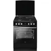 Image de Cuisinière mixte Amica ACM7035RN 60 x 60 cm - 3 foyers gaz + 1 electrique, NOIR MAT
